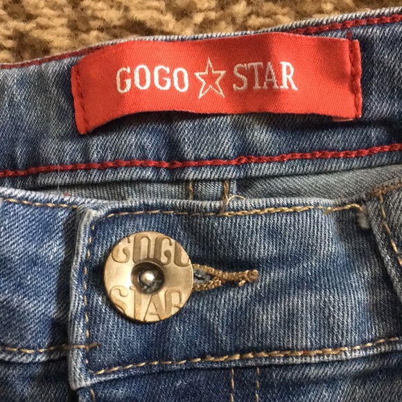 Gogo Star stretch skinny jeans Sz Jr. 7 - Picture 7 of 12